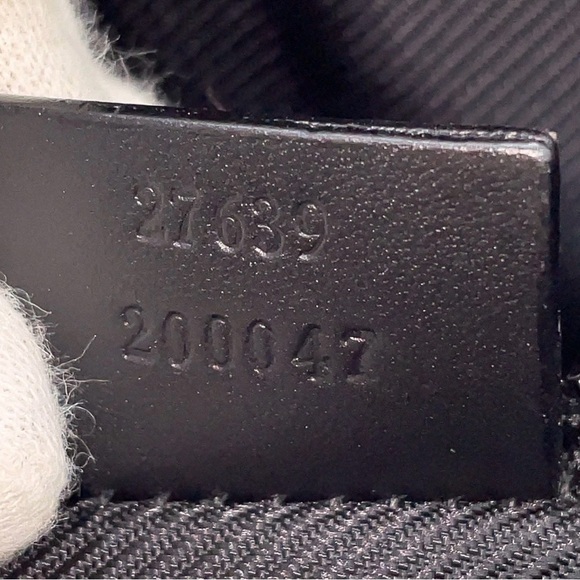 Auth Gucci GG Canavs x Leather Black
 SV Sacoche Shoulder Bag - Picture 11 of 14